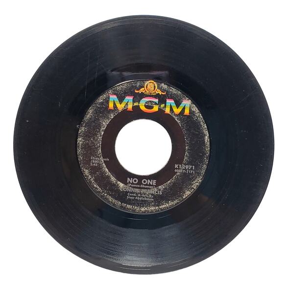 Lot of 2 Connie Francis Vintage 45 rpm Imperial Vinyl Records Many Tears Ago - Picture 5 of 6